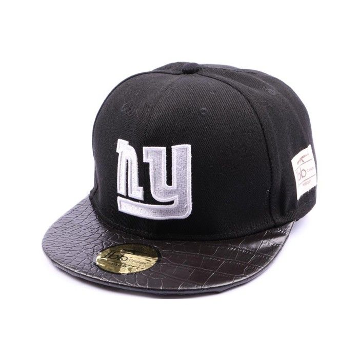 Snapback JBB Couture noir avec logo NY - Noir - Taille unique