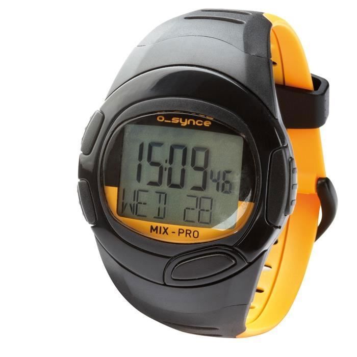 o-synce Mix Pro, Noir, Orange, Résistant à l’eau, 30 m, Fourmi, Course, 24h