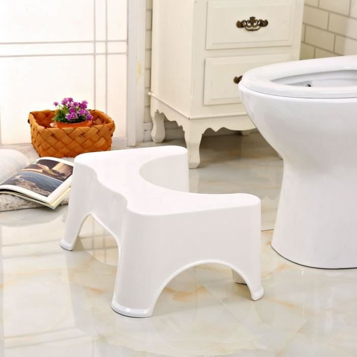 Tabouret de pied de toilette pour aide des enfants antidérapants, siège d'augmentation des pieds