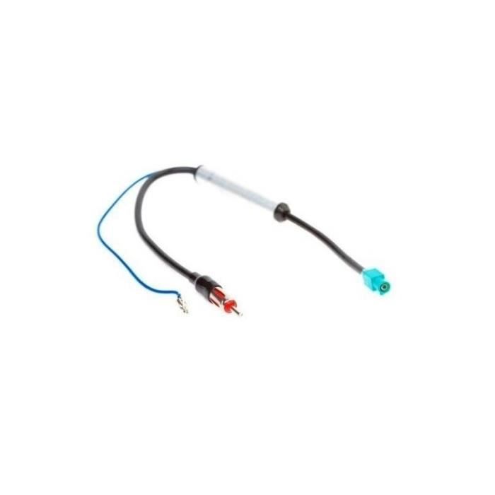 ADAPTATEUR FAKRA ISO DIN POUR ANTENNE AUTORADIO POUR OPEL MERIVA VIVARO Skyexpert