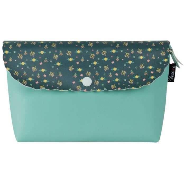 Tesoro trousse de maquillage verte 20 cm