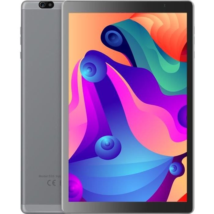 10,1'' Tablette Tactile Vankyo MatrixPad S20, Octa-Core Android 9.0, 3Go + 64Go, caméra 8 MP, WiFi 5G, GPS, corps en métal, gris