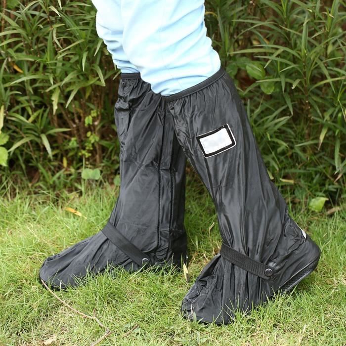 Couvre-chaussures Moto Scooter Vélo Vélo Imperméable À L'eau Antidérapant Chaussures Couverture pour Pluie Neige Jour HB022