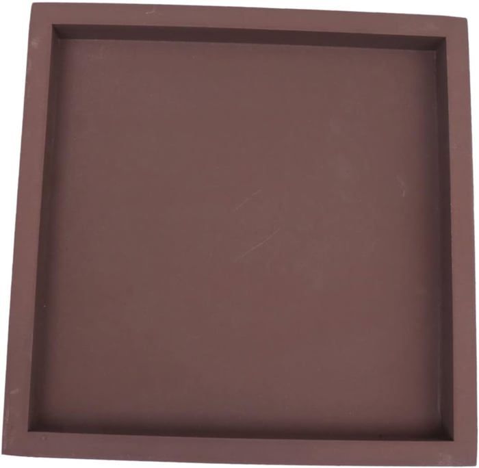 Senda Lot De 3 Soucoupes Carrées En Plastique Pour Pots De Fleurs - 25 X 25 Cm