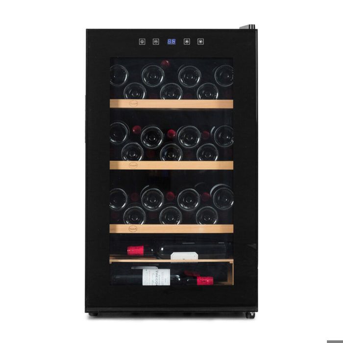 Cave à vin électrique - VINOBOX - Vinobox Pro 48 bouteilles - Noir - 1 porte - 85 cm de hauteur - Vinobox