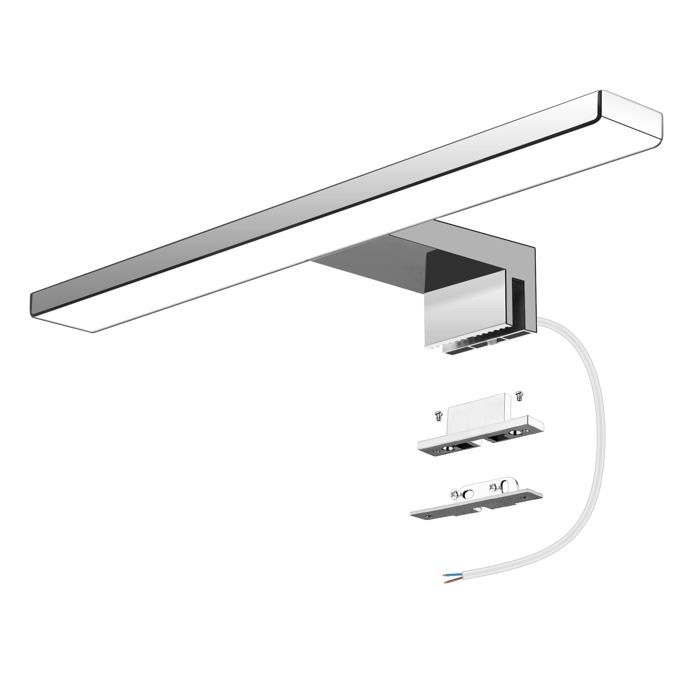 LED Lampes Miroir Salle de Bain 6W 600 Lumens Luminaire Salle de Bain 30cm Blanc Froid 6000K Applique Murale étanche IP44