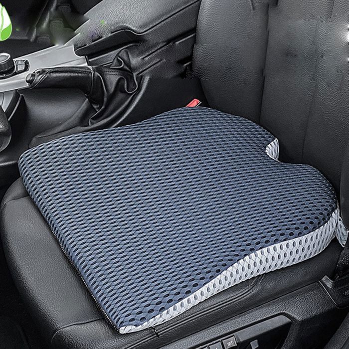 Coussin de siège en mousse à mémoire de forme pour fauteuil roulant, soulagement de la pression, voiture, bus, bureau, coccyx, gel, silicone, siège orthopédique