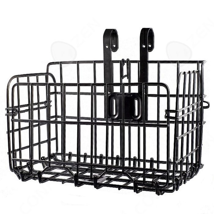 Panier Velo Arriere Amovible Panier Arrière De Vélo En Métal Avec Doublure Et Filet De Chargement, Grande Capacité Panier De Porte-Bagages Arrière, Pour Vélo Vélo Électrique Panier Vélo Pour Cyclable