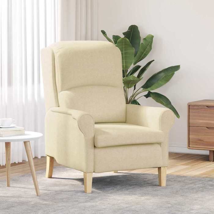 (SOLDES Nouvelle année)Classique fauteuil Crème 76x94x102cm tissu FR26_03058204 (SOLDES Nouvelle année)Classique fauteuil Crème 76x94x102cm tissu FR26_03058204