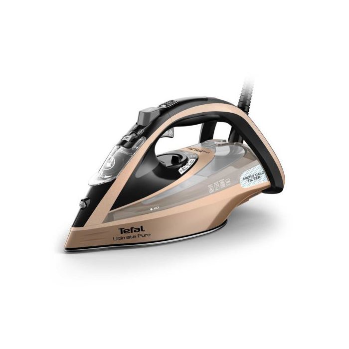Fer à repasser - TEFAL - FV9852 Ultimate Pure - Durilium AirGlide Autoclean - 3200 W - Coup vapeur 300 g/min