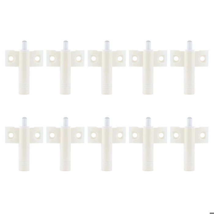 10pcs Tampon dAmortisseur en Plastique Anticollision pour Porte Garde-robe Bibliothèque Armoire Placard