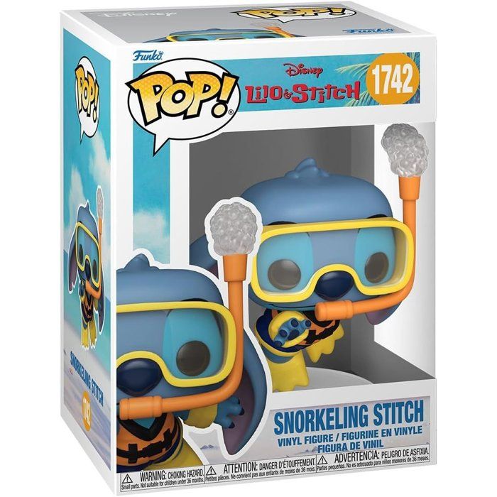 Lilo & Stitch Figurine POP! Snorkeling Stitch 9 cm