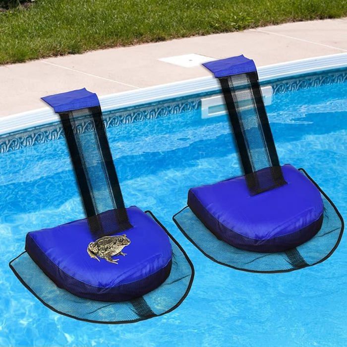 2 Pièces Rampes Évacuation pour Animaux 45CM x 34CM Sauver animaux Flottant pour Piscine Échelle de Sauvetage
