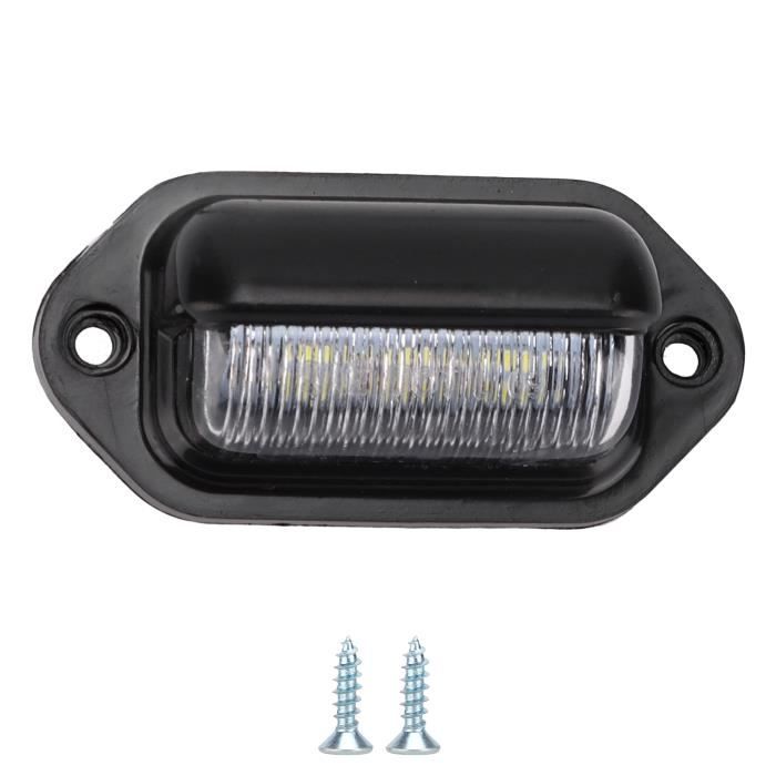 Feux Plaque Immatriculation LED Renault - 6000K Blanc Froid Clio Megane Twingo Laguna - Éclairage Puissant Plug & Play