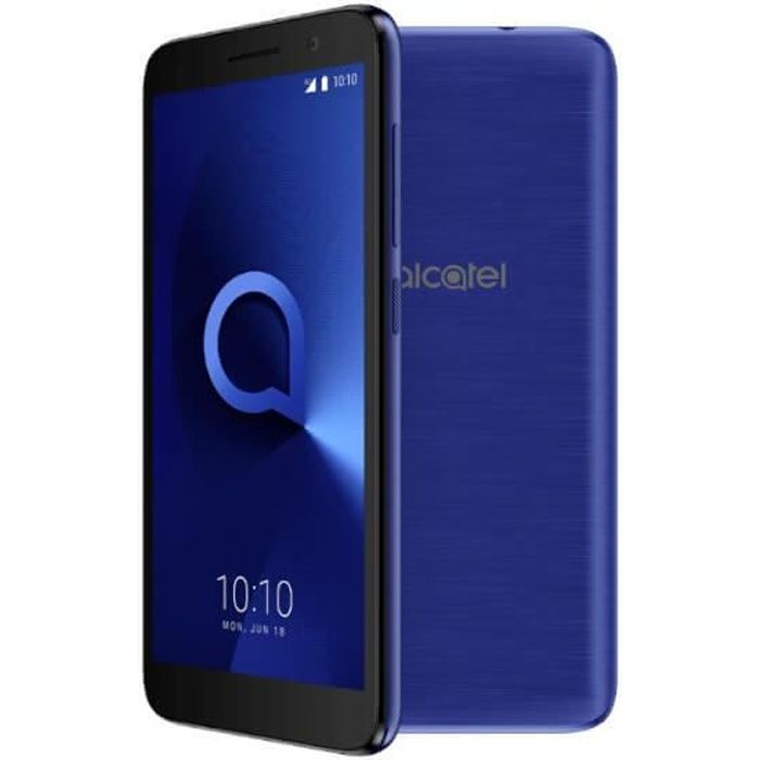 Vente T&eacute;l&eacute;phone portable Alcatel 1 1Go/8Go Bleu Double SIM 5033D pas cher