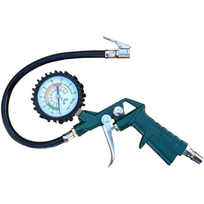 Audew Manomètre Pression Pneu 255 PSI Pistolet de Gonflage Numérique Manomètre Pneu Haute Précis avec Écran LCD Testeur Pression Pneu Portable Jauge de Pression des pneus pour Voiture Moto Vélo Camion 