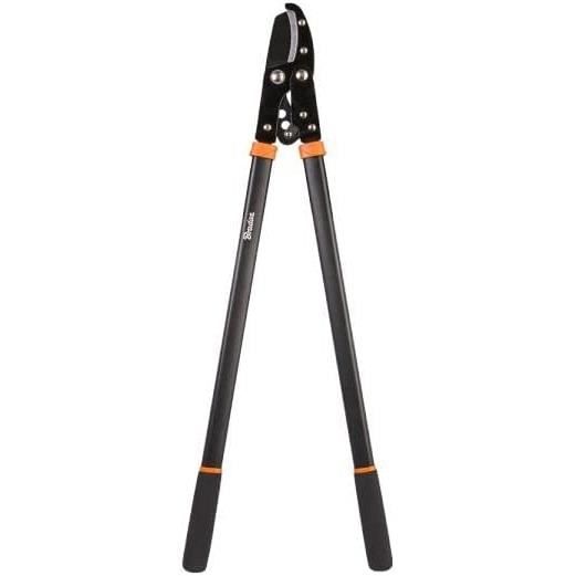 Sécateur à Enclume Télescopique à Cliquet - Outil Jardin Extensible Pour Branches Et Arbres