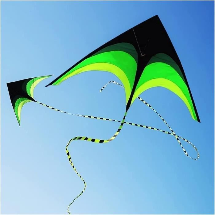 Cerf-Volant Énorme Cerf-Volant Triangulaire For Enfants Et Adultes, Cerfs-Volants  Volants Extrêmement Faciles For Débutants [u3426] - Cdiscount Jeux - Jouets