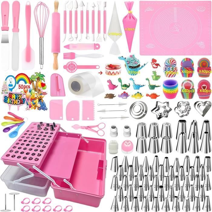 Kit De 6 Poches à Douille Réutilisables - Accessoires Pâtisserie DIY, Pour Décorer Desserts Et Gâteaux