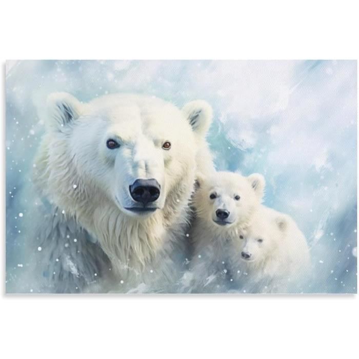 Poster Moderne Sur Toile Pour Décoration Murale - Motif Cerf Dans De Magnifiques Vêtements