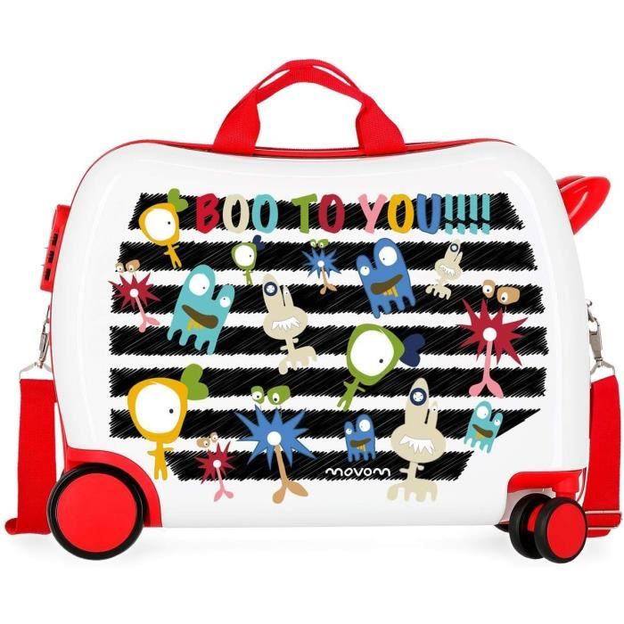 Valise Enfant Marvel Spiderman - Cabine 50x38x20 Cm, 4 Roues, ABS Rigide - Idéal Voyage