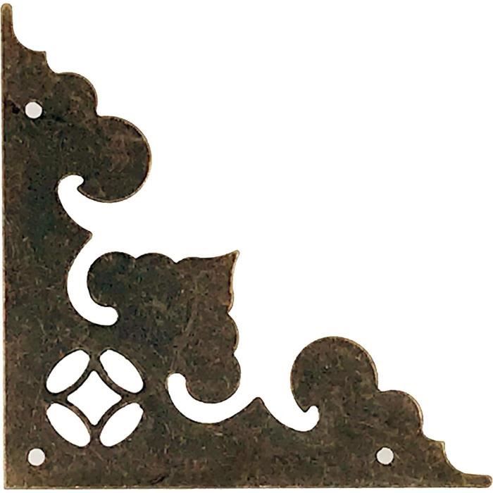 Lot De 12 Verrous De Boîte à Bijoux En Fer Style Vintage - Forme De Lapin, Couleur Bronze Foncé - Avec 48 Vis Pour Décoration Et Rangement DIY