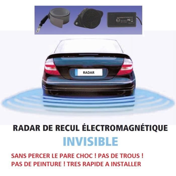 RADAR DE RECUL ELECTROMAGNETIQUE SANS PERCAGE A BANDE PRO