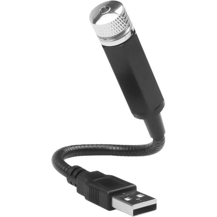Veilleuse à projection de lumières décoratives pour toit de voiture ciel étoilé lampe dambiance LED USB veilleuse décorat[1496]