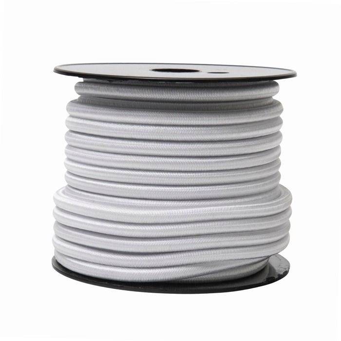 Cordon élastique Blanc 10 M, Diamètre 2 Mm - Polyester/caoutchouc, Pour Bricolage, Jardin, Loisirs Créatifs - 11