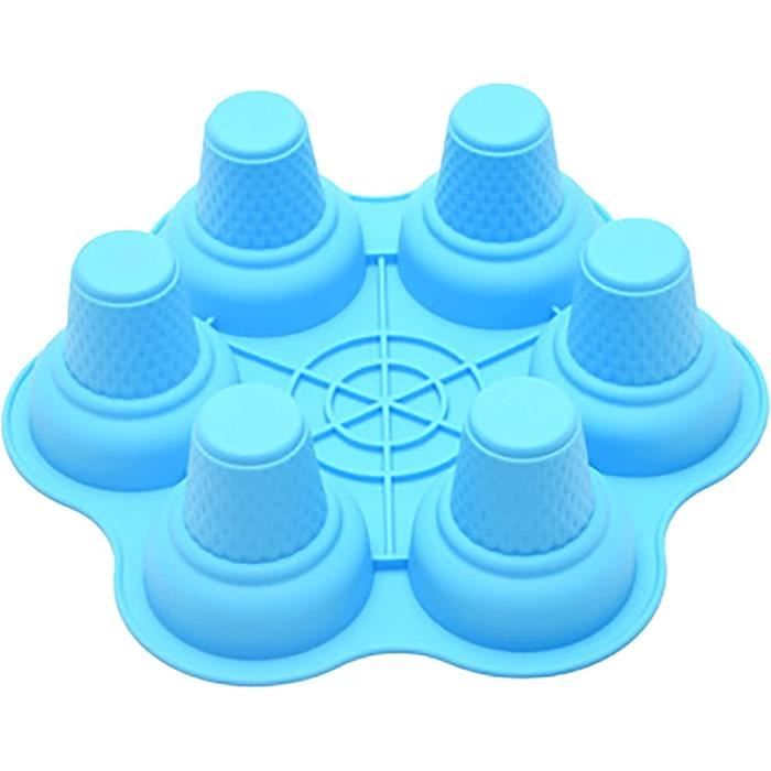Moule à Cône En Silicone Pour Pâtisserie Créative - Forme Géométrique Ronde, Qualité Alimentaire, Réutilisable
