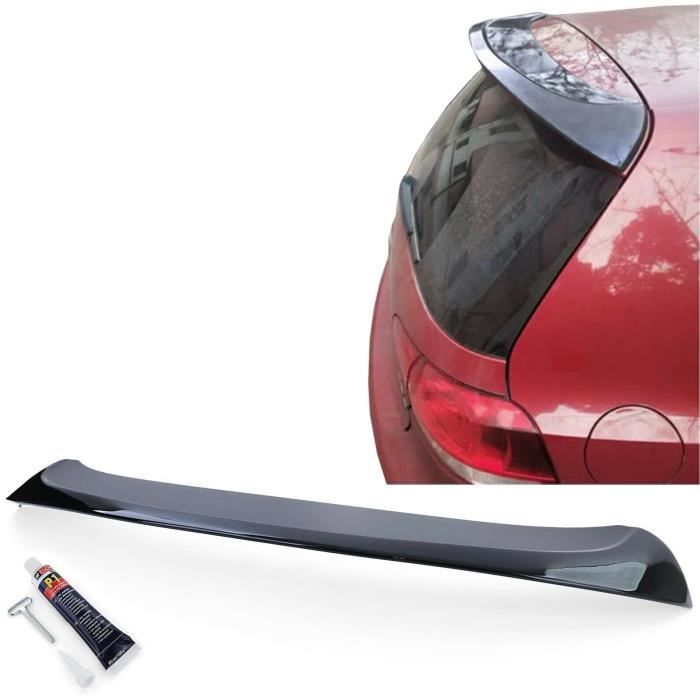 SPOILER / BECQUET / CASQUETTE DE COFFRE NOIR BRILLANT POUR VW GOLF 6