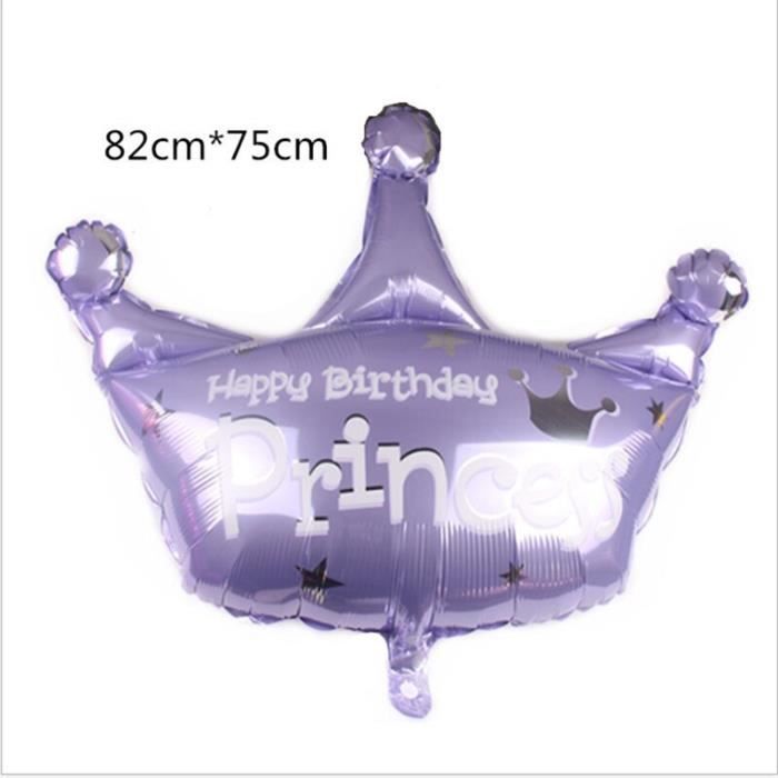 Un Grand 39 Pouces Princesse Rose Or Couronne Bebe Douche Fete D Anniversaire Decoration En Aluminium Film Ballon Ch Ma Cdiscount Maison