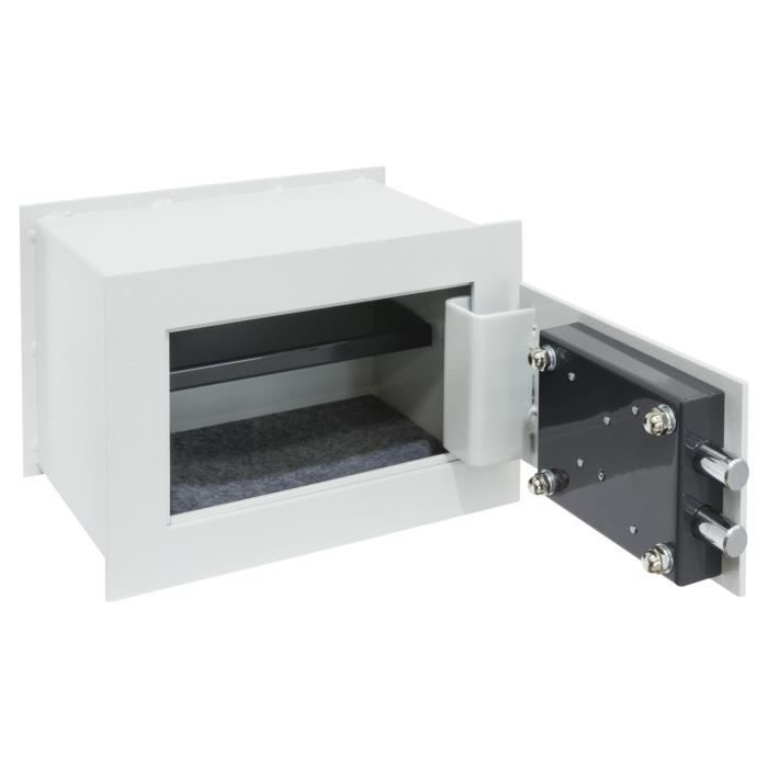 Arregui Ideal 5 271310 Coffre-fort à emmurer 5mm ouverture à clé petit 20 x 30 x 20 cm 7 L Gris clair Arregui Ideal 5 271310 Coffre-fort à emmurer 5mm ouverture à clé petit 20 x 30 x 20 cm 7 L Gris clair