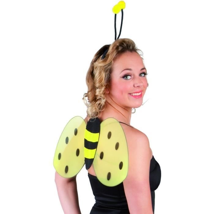 Bandeau Serre-tête Avec Antennes Abeille à Ressort
