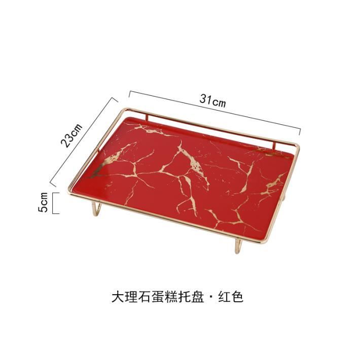 Rectangulaire Phnom Penh Plateau de Rangement en Verre Plateau en Or Miroir Rectangle Miroir Plateau Peut contenir des Bijoux de Parfum cosmétiques(M