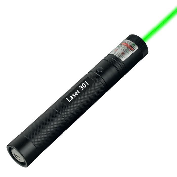 Pointeur laser - Pointeur Laser puissant, télémètre noir, lumière
