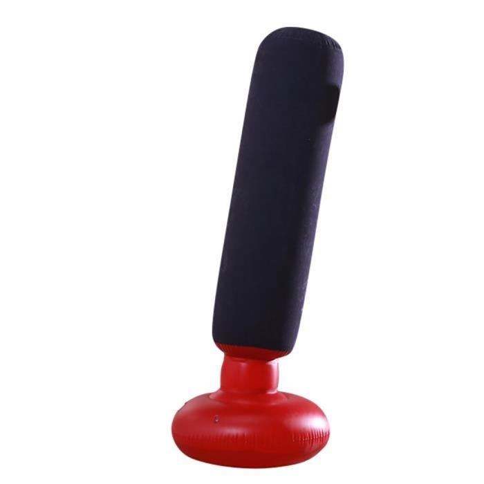 Sac De Frappe Gonflable Adulte 180 Cm Avec Gants Et Pompe - Base Lestable Eau/sable, Pour MMA, Boxe, Fitness