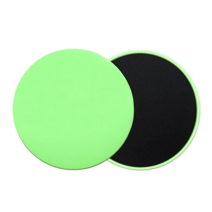 2 Disques Glisseurs Fitness - Pour Abdominaux, Yoga, Pilates, Maison Ou Extérieur - Surface Antidérapante Double Face, Légers Avec Sac De Rangement - 2