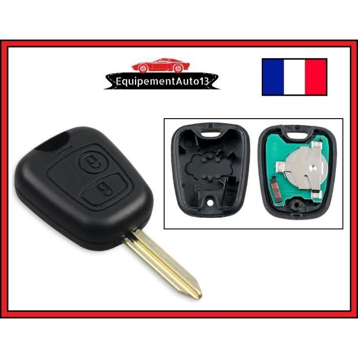 Clé télécommande vierge compatible PEUGEOT PARNER et CITROEN BERLINGO XSARA PICASSO