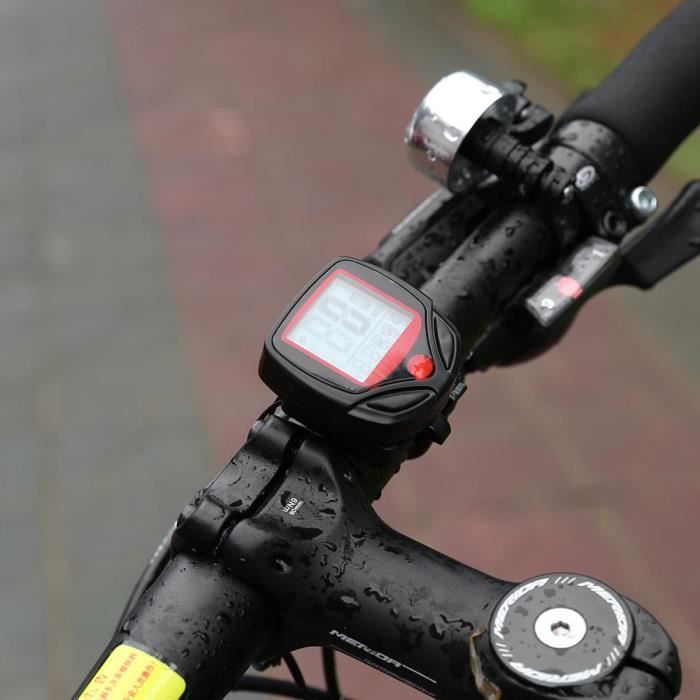 Compteur De Vélo Sans Fil Irfora - Écran LCD Étanche Multifonction Pour VTT Et Ville