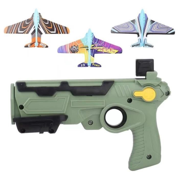 Lanceur D'avion En Mousse Pour Enfants - Catapulte Extérieure 24/34cm, Jeu De Sport