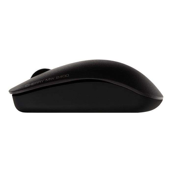 Souris sans fil CHERRY MW 2400 - droitiers et gauchers - optique - 3 boutons - 2.4 GHz - noir