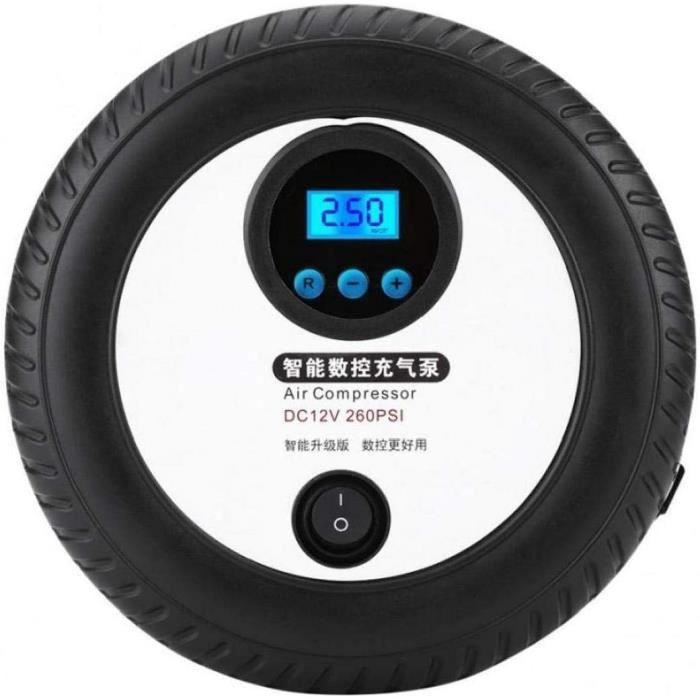12V DC Pompe Compresseur d'air portable électrique automatique 160 Voitures PSI Vélos 120W
