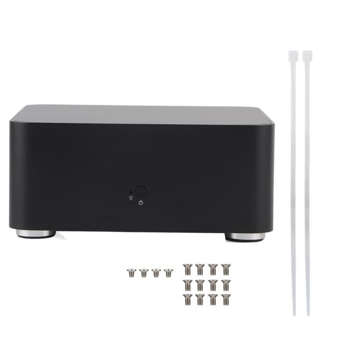 Cikonielf boîtier pour miniordinateur ITX Boîtier pour ordinateur Mini