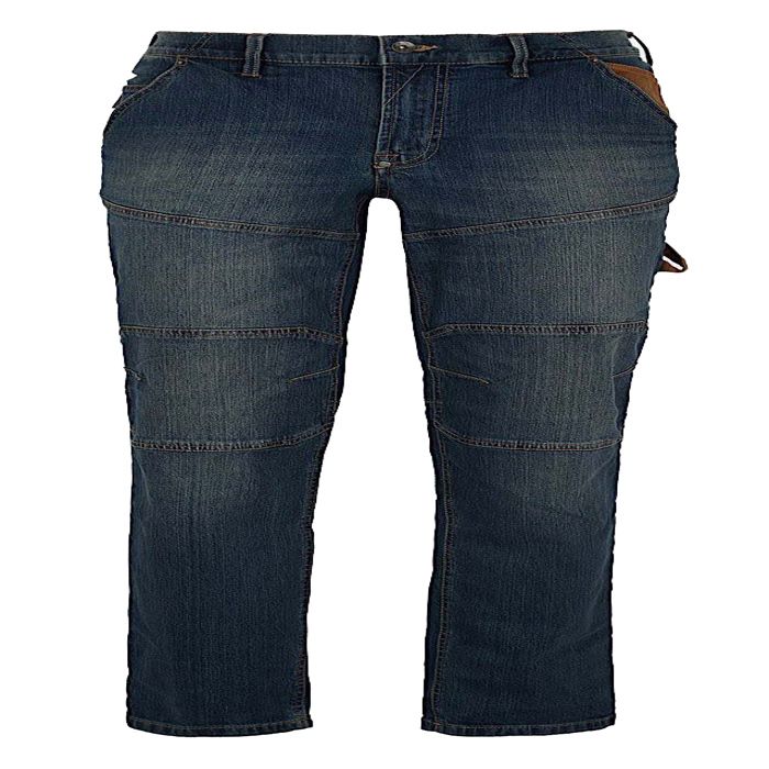 pantalon de travail en jean stone plus dirty washing bleu t42 - diadora spa - 702.170752