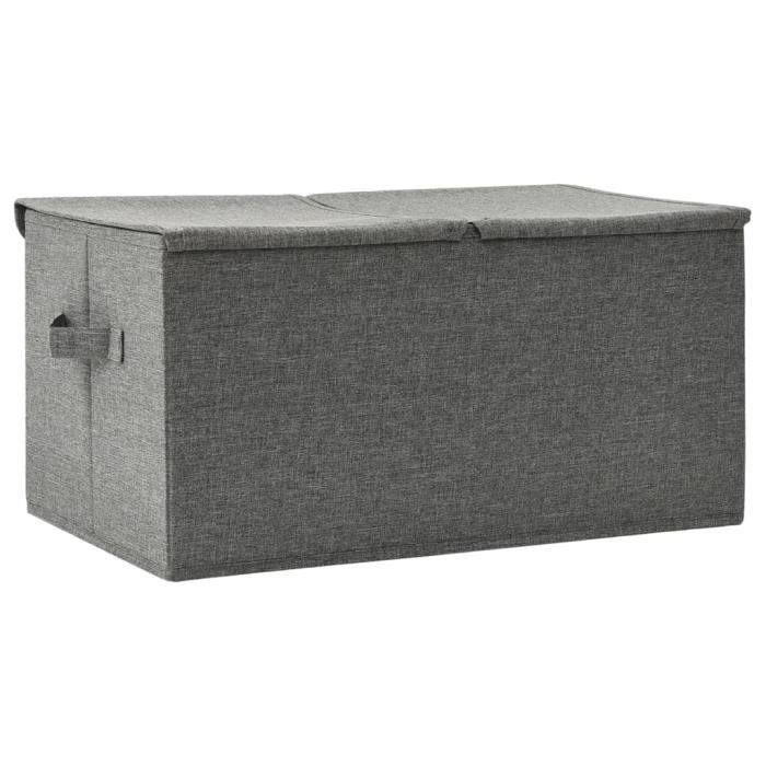 Panier De Rangement En Tissu Tressé - 38x27x27 Cm, Organisateur Pour Vêtements, Jouets, Linge, Idéal Pour Maison Ordonnée - 7
