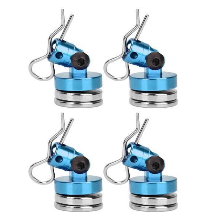 Lot De 4 Colonnes Magnétiques Pour Voiture RC 1/10 - Compatible Traxxas, HSP, Redcat