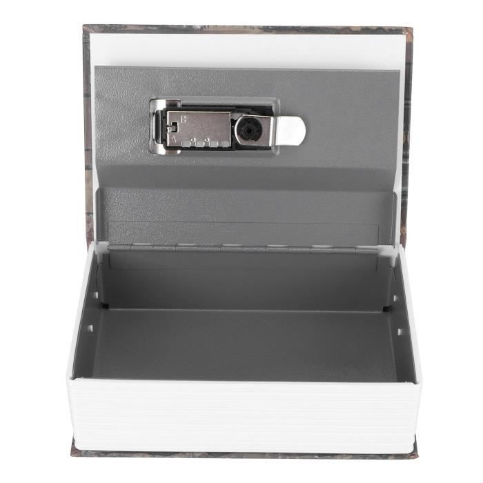 Coffre-fort Déguisé En Livre - 18x11,6x5,5 Cm, Serrure à Code, Pour Cacher Argent, Bijoux, Documents