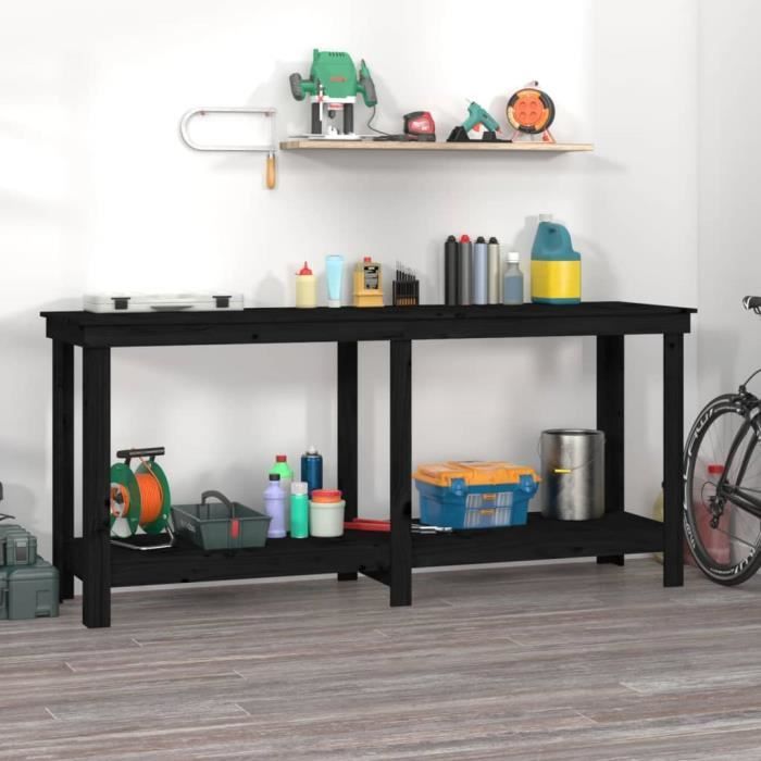 Tapis De Banc De Travail PVC Noir 16,1 X 72 Pouces - Antidérapant, Imperméable, Facile à Couper, Pour Ponçage, Travail Du Bois, Atelier - 10
