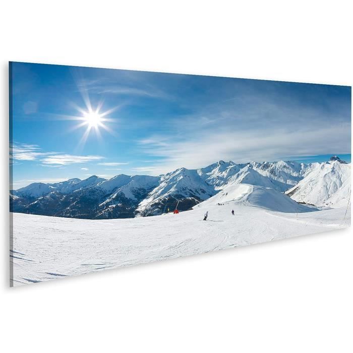 Tableau Sur Toile « Vache Dans Les Alpes Suisses » – Impression Haute Qualité, Prêt à Accrocher